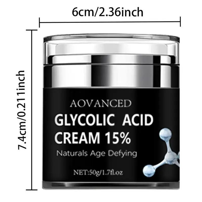 15% Glycolic Acid Cream Anti Wrinkle Face Cream Lifting Firming Cream Moisturizing Cream Exfoliating Cleaning Pore